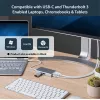 StarTech.com USB-C Multiport-Adapter – USB-C Travel-Dockingstation mit 4K HDMI – 60 W Power Delivery Pass-Through, GbE, 2-Port USB-A 3.0-Hub – Tragbares Mini-USB-Typ-C-Dock für Laptop – Weiß