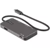 StarTech.com USB-C Multiport-Adapter – USB-C auf 4K HDMI, 100 W Power Delivery Durchschleifung, SD/MicroSD-Steckplatz, 3-fach USB 3.0 Hub – USB Typ-C Mini-Dock – 30 cm langes angeschlossenes Kabel