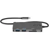 StarTech.com USB-C Multiport-Adapter – USB-C auf 4K HDMI, 100 W Power Delivery Durchschleifung, SD/MicroSD-Steckplatz, 3-fach USB 3.0 Hub – USB Typ-C Mini-Dock – 30 cm langes angeschlossenes Kabel