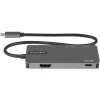 StarTech.com USB-C Multiport-Adapter – USB-C auf 4K HDMI, 100 W Power Delivery Durchschleifung, SD/MicroSD-Steckplatz, 3-fach USB 3.0 Hub – USB Typ-C Mini-Dock – 30 cm langes angeschlossenes Kabel