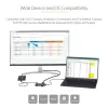 StarTech.com USB-C Multiport-Adapter – USB-C auf 4K HDMI, 100 W Power Delivery Durchschleifung, SD/MicroSD-Steckplatz, 3-fach USB 3.0 Hub – USB Typ-C Mini-Dock – 30 cm langes angeschlossenes Kabel