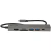 StarTech.com USB-C Multiport-Adapter-Hub, USB-C auf 4K 60Hz HDMI, Gigabit-Ethernet und 100W Laptop-Ladefunktion für Macbook Pro / Air und Windows