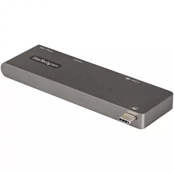 StarTech.com USB-C-Multiport-Adapter für MacBook Pro/Air – USB Type-C auf 4K HDMI, 100 W Power Delivery Pass-Through, SD-/MicroSD-Steckplatz, 2-Port USB 3.0 Hub – Tragbares USB-C Mini-Dock