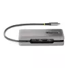 StarTech.com USB-C Multiport-Adapter – 4K 60Hz HDMI/DP – 3-Port USB-Hub – 100W Power Delivery Pass-Through – GbE – Mini-Dockingstation für unterwegs mit Ladefunktion – 30 cm Wrap-Around-Kabel