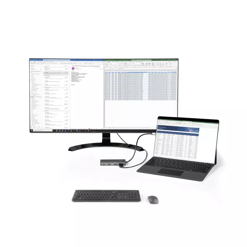 StarTech.com USB-C-Multiport-Adapter - 10 Gbit/s USB-Typ-C-Mini-Dock mit 4K 30 Hz HDMI - 100 W Power Delivery Durchschleifung - 3-Port USB-Hub, GbE - USB 3.1/3.2 Gen 2 Laptop-Dock - 25,4 cm Kabel