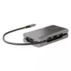 StarTech.com USB-C Multiport-Adapter – HDMI/VGA – 4K 60 Hz – 3-Port-USB-Hub – 100 W Power Delivery-Durchschleifung – GbE – Mini-Dockingstation für unterwegs mit Ladefunktion – Wickelbares Kabel, 30 cm