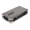 StarTech.com USB-C Multiport-Adapter – HDMI/VGA – 4K 60 Hz – 3-Port-USB-Hub – 100 W Power Delivery-Durchschleifung – GbE – Mini-Dockingstation für unterwegs mit Ladefunktion – Wickelbares Kabel, 30 cm