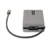 StarTech.com USB-C Multiport-Adapter – HDMI/VGA – 4K 60 Hz – 3-Port-USB-Hub – 100 W Power Delivery-Durchschleifung – GbE – Mini-Dockingstation für unterwegs mit Ladefunktion – Wickelbares Kabel, 30 cm