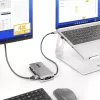 StarTech.com USB-C Multiport-Adapter – HDMI/VGA – 4K 60 Hz – 3-Port-USB-Hub – 100 W Power Delivery-Durchschleifung – GbE – Mini-Dockingstation für unterwegs mit Ladefunktion – Wickelbares Kabel, 30 cm