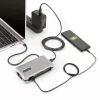 StarTech.com USB-C Multiport-Adapter – HDMI/VGA – 4K 60 Hz – 3-Port-USB-Hub – 100 W Power Delivery-Durchschleifung – GbE – Mini-Dockingstation für unterwegs mit Ladefunktion – Wickelbares Kabel, 30 cm