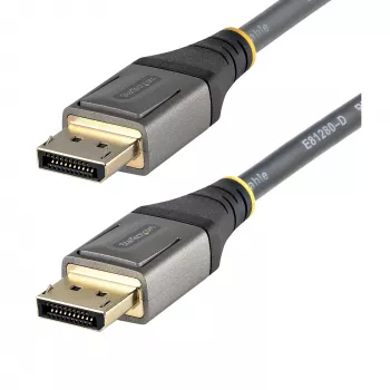 StarTech.com 16ft (5m) VESA zertifiziertes DisplayPort 1.4 Kabel – 8K 60Hz HDR10 – Ultra HD 4K 120Hz Video – DP 1.4 Kabel / Leitung – Für Monitore/Displays – DisplayPort-auf-DisplayPort-Kabel – M/M