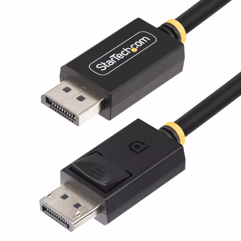 StarTech.com 2m DisplayPort 2.1 Kabel, VESA-zertifiziertes DP40 DisplayPort-Kabel mit UHBR10/HDR/HDCP 2.2, 8K 60Hz/4K 144Hz mit DSC 1.2a, 40Gbit/s, DP 2.1 Kabel, UHD-Monitorkabel, M/M