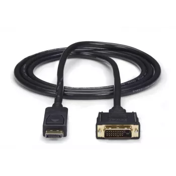StarTech.com 1,8 m DisplayPort-auf-DVI-Kabel, DisplayPort-auf-DVI-Adapterkabel, Passiver DP-zu-DVI-D-Videokonverter, 1080p – Ersatz für DP2DVIMM6