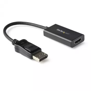 StarTech.com DisplayPort zu HDMI Adapter - 4K 60Hz HDR10 Aktiver DisplayPort 1.4 zu HDMI 2.0b Videokonverter - 4K DP zu HDMI Adapter Dongle für Monitor/Anzeige/Fernseher - Verriegelbarer DP-Stecker