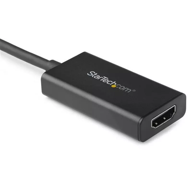 StarTech.com DisplayPort zu HDMI Adapter - 4K 60Hz HDR10 Aktiver DisplayPort 1.4 zu HDMI 2.0b Videokonverter - 4K DP zu HDMI Adapter Dongle für Monitor/Anzeige/Fernseher - Verriegelbarer DP-Stecker