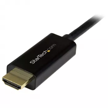 StarTech.com 2m DisplayPort auf HDMI Kabel - 4K 30Hz - DisplayPort auf HDMI Adapterkabel - DP 1.2 auf HDMI Monitorkabel Konverter - Verriegelbarer DP Stecker - Passives DP auf HDMI Kabel
