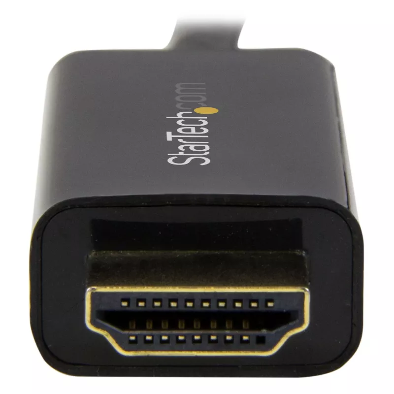 StarTech.com 2m DisplayPort auf HDMI Kabel - 4K 30Hz - DisplayPort auf HDMI Adapterkabel - DP 1.2 auf HDMI Monitorkabel Konverter - Verriegelbarer DP Stecker - Passives DP auf HDMI Kabel