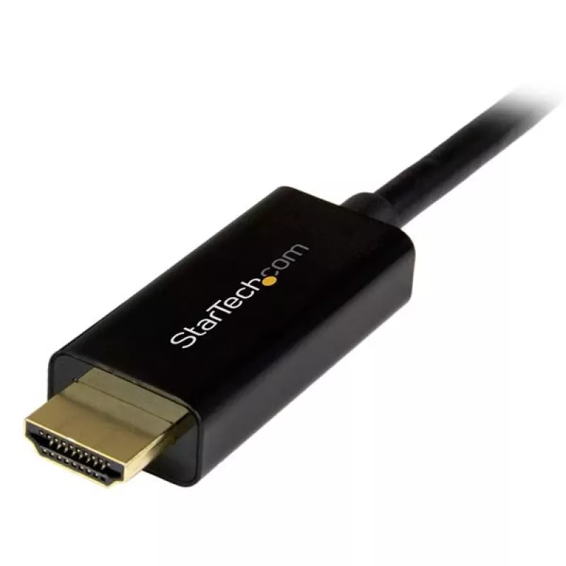 StarTech.com 3m DisplayPort-zu-HDMI-Kabel – 4K 30Hz – DisplayPort-zu-HDMI-Adapterkabel – DP 1.2 zu HDMI Monitorkabel-Konverter – Verriegelbarer DP-Stecker – Passives DP-zu-HDMI-Kabel
