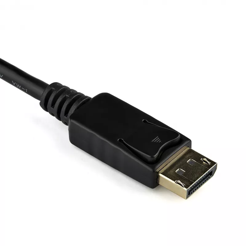 StarTech.com DisplayPort zu VGA Adapter - Aktiver DP zu VGA Konverter - 1080p Video - DisplayPort zertifiziert - DP/DP++ Quelle zu VGA Monitor Kabel Adapter Dongle - Verriegelbarer DP Anschluss