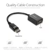 StarTech.com DisplayPort zu VGA Adapter - Aktiver DP zu VGA Konverter - 1080p Video - DisplayPort zertifiziert - DP/DP++ Quelle zu VGA Monitor Kabel Adapter Dongle - Verriegelbarer DP Anschluss