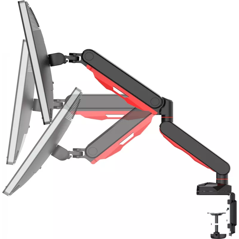 iiyama DSG3001C-R1 Monitorhalterung/Standfuß 76,2 cm (30 Zoll) Tisch Schwarz, Rot