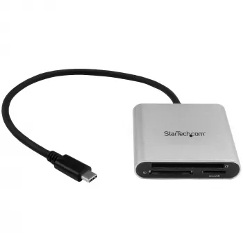 StarTech.com USB 3.0 Flash-Speicher-Multi-Kartenlesegerät / -beschreiber mit USB-C - SD, microSD, CompactFlash