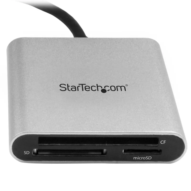 StarTech.com USB 3.0 Flash-Speicher-Multi-Kartenlesegerät / -beschreiber mit USB-C - SD, microSD, CompactFlash