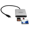StarTech.com USB 3.0 Flash-Speicher-Multi-Kartenlesegerät / -beschreiber mit USB-C - SD, microSD, CompactFlash