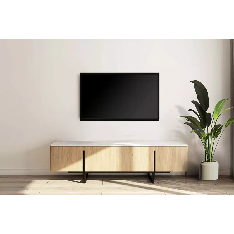 Neomounts FPMA-W300Schwarz TV-Wandhalterung 32-55 Zoll – ultraflach