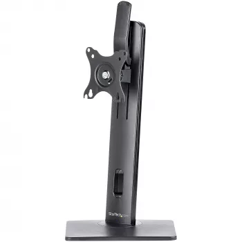StarTech.com Freistehender Einzelmonitor-Monitorhalter – Höhenverstellbarer Monitorständer – Für VESA-Monitore bis zu 32 Zoll (7 kg) – Ergonomischer Monitorständer für den Schreibtisch – Neig-/Schwenk-/Rotierbar
