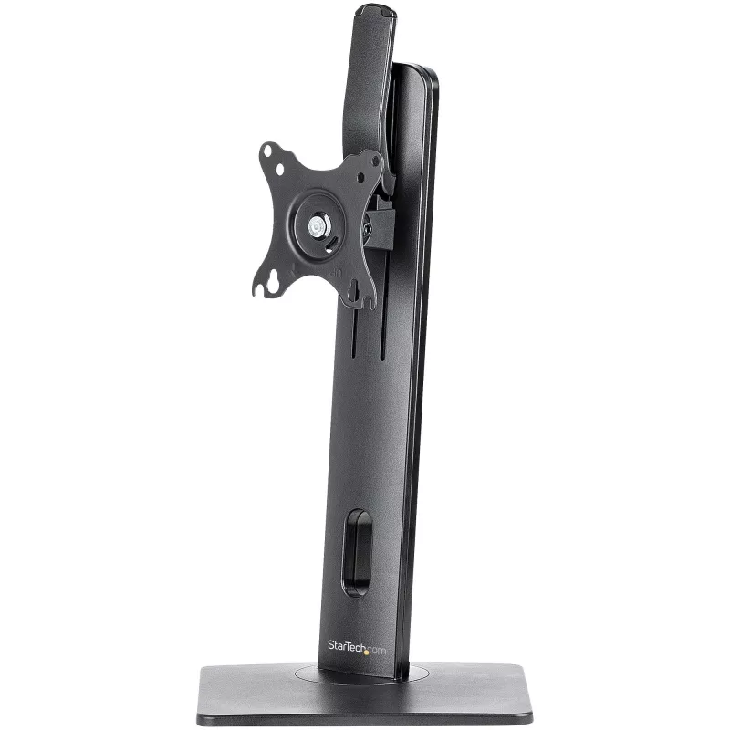 StarTech.com Freistehender Einzelmonitor-Monitorhalter – Höhenverstellbarer Monitorständer – Für VESA-Monitore bis zu 32 Zoll (7 kg) – Ergonomischer Monitorständer für den Schreibtisch – Neig-/Schwenk-/Rotierbar