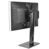 StarTech.com Freistehender Einzelmonitor-Monitorhalter – Höhenverstellbarer Monitorständer – Für VESA-Monitore bis zu 32 Zoll (7 kg) – Ergonomischer Monitorständer für den Schreibtisch – Neig-/Schwenk-/Rotierbar