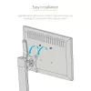 StarTech.com Freistehender Einzelmonitor-Monitorhalter – Höhenverstellbarer Monitorständer – Für VESA-Monitore bis zu 32 Zoll (7 kg) – Ergonomischer Monitorständer für den Schreibtisch – Neig-/Schwenk-/Rotierbar