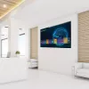 StarTech.com Vollbewegliche TV-Wandhalterung – für 32-55 Zoll (77 lb/35 kg) VESA-Displays – flaches Universal-Wandhalterungssystem für Flachbildfernseher – robuste, verstellbare neig-/schwenkbare Gelenkarmhalterung