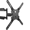 StarTech.com Vollbewegliche TV-Wandhalterung – für 32-55 Zoll (77 lb/35 kg) VESA-Displays – flaches Universal-Wandhalterungssystem für Flachbildfernseher – robuste, verstellbare neig-/schwenkbare Gelenkarmhalterung