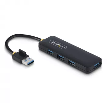 StarTech.com 4-Port USB-A Hub, 5Gbit/s, Bus-Powered, kompakter Reise-Mini-USB-Hub, Multi-Port USB 3.0 Splitter, tragbarer USB-Hub, Überstromschutz (OCP)