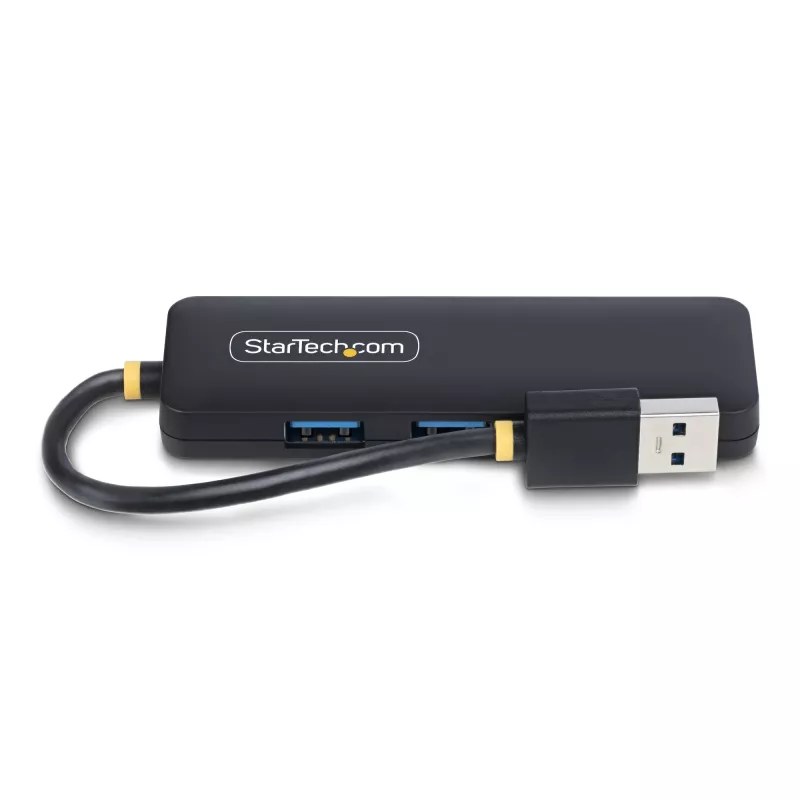 StarTech.com 4-Port USB-A Hub, 5Gbit/s, Bus-Powered, kompakter Reise-Mini-USB-Hub, Multi-Port USB 3.0 Splitter, tragbarer USB-Hub, Überstromschutz (OCP)