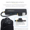 StarTech.com 4-Port USB-A Hub, 5Gbit/s, Bus-Powered, kompakter Reise-Mini-USB-Hub, Multi-Port USB 3.0 Splitter, tragbarer USB-Hub, Überstromschutz (OCP)