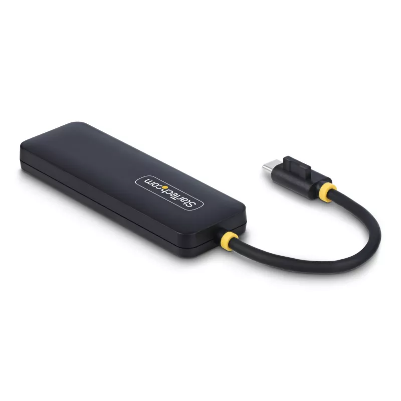 StarTech.com 4-Port USB-C-Hub, 5 Gbit/s, USB-C auf 4x USB-A, busgespeist, kleiner Reise-Mini-Hub, Multi-Port USB 3.0 Splitter, tragbarer Hub, Überstromschutz
