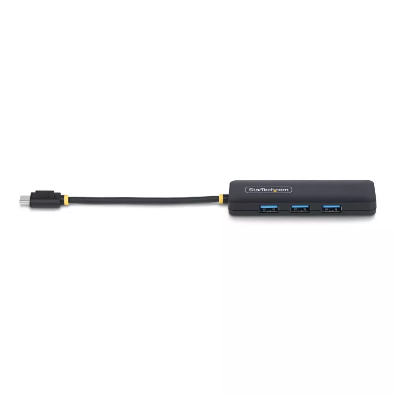 StarTech.com 4-Port USB-C-Hub, 5 Gbit/s, USB-C auf 4x USB-A, busgespeist, kleiner Reise-Mini-Hub, Multi-Port USB 3.0 Splitter, tragbarer Hub, Überstromschutz