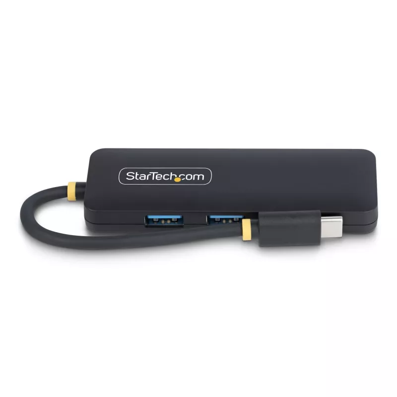 StarTech.com 4-Port USB-C-Hub, 5 Gbit/s, USB-C auf 4x USB-A, busgespeist, kleiner Reise-Mini-Hub, Multi-Port USB 3.0 Splitter, tragbarer Hub, Überstromschutz
