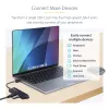 StarTech.com 4-Port USB-C-Hub, 5 Gbit/s, USB-C auf 4x USB-A, busgespeist, kleiner Reise-Mini-Hub, Multi-Port USB 3.0 Splitter, tragbarer Hub, Überstromschutz