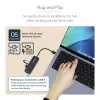 StarTech.com 4-Port USB-C-Hub, 5 Gbit/s, USB-C auf 4x USB-A, busgespeist, kleiner Reise-Mini-Hub, Multi-Port USB 3.0 Splitter, tragbarer Hub, Überstromschutz