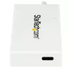 StarTech.com 4 Port USB-C-Hub mit 1x USB-C- und 3x USB-A-Anschlüssen (SuperSpeed 5 Gbit/s) – USB-Bus-stromversorgt – tragbarer/Laptop-USB-3.0-Adapter-Hub – USB 3.2 Gen 1 Typ-C-Hub – Weiß~4 Port USB-C-Hub mit 1x USB-C- und 3x USB-A-Anschlüssen (SuperSpeed 5 Gbit/s) – USB-Bus-stromversorgt – tragbarer/Laptop-USB-3.0-Adapter-Hub – USB 3.2 Gen 1 Typ-C-Hub – Weiß
