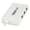 StarTech.com 4 Port USB-C-Hub mit 1x USB-C- und 3x USB-A-Anschlüssen (SuperSpeed 5 Gbit/s) – USB-Bus-stromversorgt – tragbarer/Laptop-USB-3.0-Adapter-Hub – USB 3.2 Gen 1 Typ-C-Hub – Weiß~4 Port USB-C-Hub mit 1x USB-C- und 3x USB-A-Anschlüssen (SuperSpeed 5 Gbit/s) – USB-Bus-stromversorgt – tragbarer/Laptop-USB-3.0-Adapter-Hub – USB 3.2 Gen 1 Typ-C-Hub – Weiß