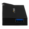 StarTech.com 4 Port USB C Hub - USB Type-C Hub mit 4x USB-A-Anschlüssen (USB 3.0/3.1 Gen 1 SuperSpeed 5 Gbit/s) - USB-Bus oder eigenständige Stromversorgung - Tragbarer USB-C-auf-USB-A-BC-1.2-Lade-Hub mit Netzteil~4 Port USB C Hub - USB Type-C Hub mit 4x USB-A-Anschlüssen USB 3.0 Hub (5 Gbit/s) - USB-Bus oder eigenständige Stromversorgung - Tragbarer USB-C-auf-USB-A-BC-1.2-Lade-Hub mit Netzteil