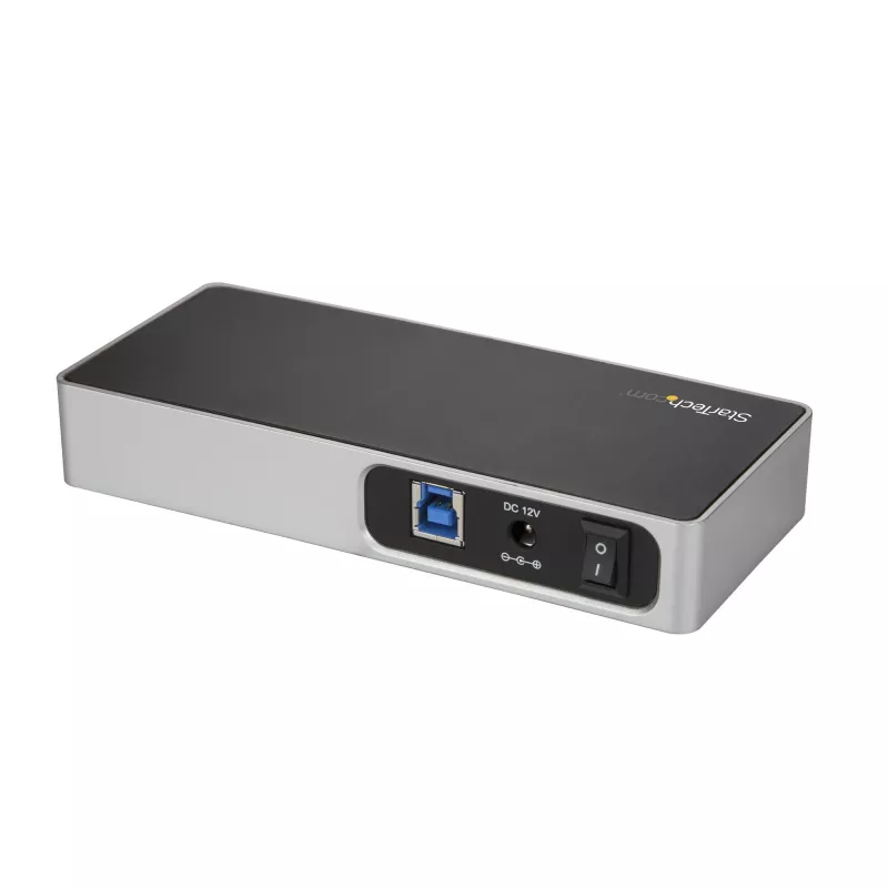 StarTech.com 7 Port USB C Hub mit Schnellladeanschluss – USB-C auf 5x USB-A 2x USB-C (USB 3.0 SuperSpeed 5 Gbit/s) – selbstversorgter USB 3.2 Gen 1 Typ-C-Hub mit Netzteil – Desktop-/Laptop-Hub