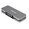 StarTech.com 4 Port USB C Hub - 3x USB-A/1x USB-C - 5Gbps USB 3.0 Typ-C-Hub (3.2/3.1 Gen 1) - Bus-betrieben - Tragbarer USB-C auf USB-A Adapter-Hub - 28,5 cm (11,2 Zoll) Kabel mit Kabelmanagement~4 Port USB C Hub - 3x USB-A/1x USB-C - USB 3.0 Typ-C-Hub - USB 3.2 Gen 1 (5 Gbit/s) - Bus-betrieben - Tragbarer USB-C auf USB-A Adapter-Hub - 11,2 Zoll (28,5 cm) Kabel mit Kabelmanagement