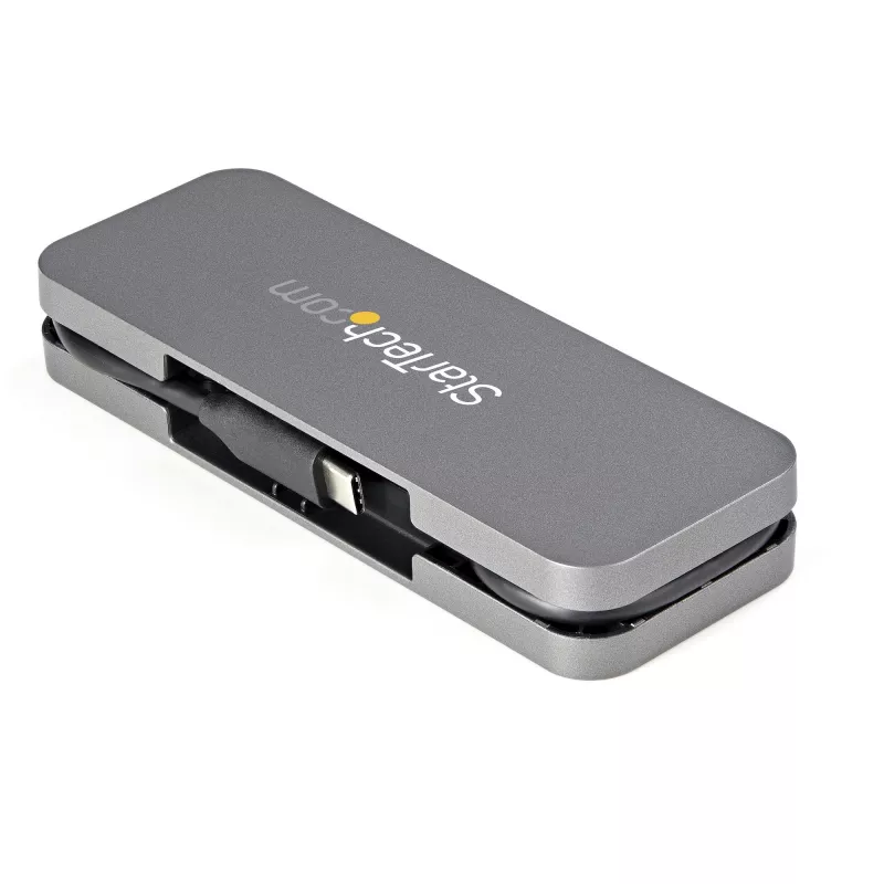 StarTech.com 4 Port USB C Hub - 3x USB-A/1x USB-C - 5Gbps USB 3.0 Typ-C-Hub (3.2/3.1 Gen 1) - Bus-betrieben - Tragbarer USB-C auf USB-A Adapter-Hub - 28,5 cm (11,2 Zoll) Kabel mit Kabelmanagement~4 Port USB C Hub - 3x USB-A/1x USB-C - USB 3.0 Typ-C-Hub - USB 3.2 Gen 1 (5 Gbit/s) - Bus-betrieben - Tragbarer USB-C auf USB-A Adapter-Hub - 11,2 Zoll (28,5 cm) Kabel mit Kabelmanagement