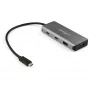 StarTech.com 4 Port USB C Hub mit 2x USB A & 2x USB C – SuperSpeed 10 Gbit/s USB Typ-C 3.1/3.2 Gen 2 Hub – USB-Bus-Stromversorgung – Tragbarer USB-C-auf-USB-Adapter-Hub – Aluminium – 25 cm (9,8 Zoll) Kabel